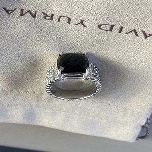 David yurman petite Wheaton ring in garnet size 6